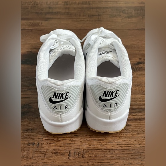 Nike Air Max 90 Golf ‘White Black Gray’ (size mens 6.5/wmns 8) - Picture 6 of 7